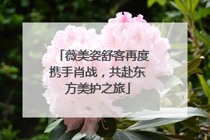 薇美姿舒客再度携手肖战，共赴东方美护之旅