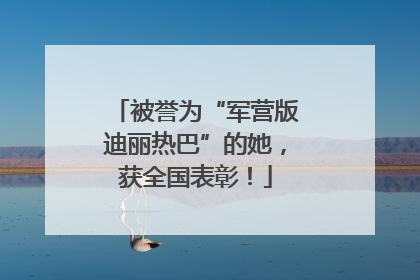 被誉为“军营版迪丽热巴”的她，获全国表彰！
