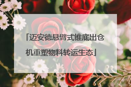 迈安德悬臂式锥底出仓机重塑物料转运生态