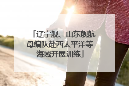 辽宁舰、山东舰航母编队赴西太平洋等海域开展训练