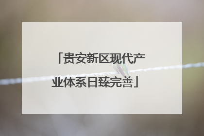 贵安新区现代产业体系日臻完善