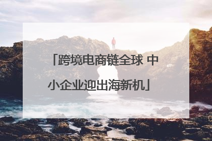 跨境电商链全球 中小企业迎出海新机