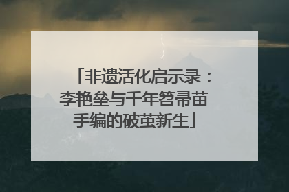 非遗活化启示录：李艳垒与千年笤帚苗手编的破茧新生