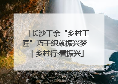 长沙千余“乡村工匠”巧手织就振兴梦｜乡村行·看振兴