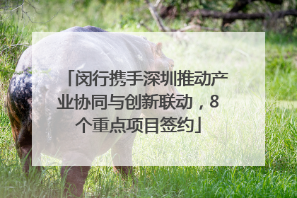 闵行携手深圳推动产业协同与创新联动，8个重点项目签约