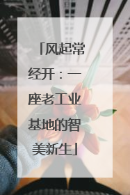 风起常经开：一座老工业基地的智美新生