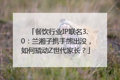 餐饮行业IP联名3.0：兰湘子携手熊出没，如何撬动Z世代家长？