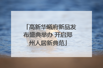 高新华曦府新品发布盛典举办 开启郑州人居新典范
