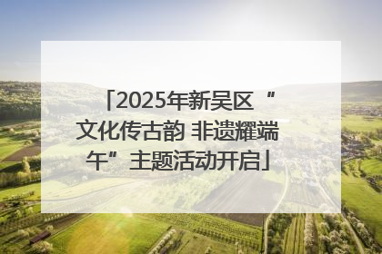 2025年新吴区“文化传古韵 非遗耀端午”主题活动开启