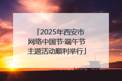 2025年西安市网络中国节·端午节主题活动顺利举行