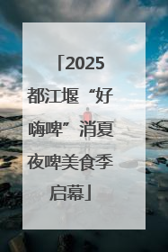 2025都江堰“好嗨啤”消夏夜啤美食季启幕