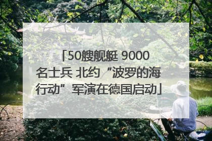 50艘舰艇 9000名士兵 北约“波罗的海行动”军演在德国启动