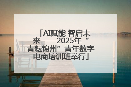 AI赋能 智启未来——2025年“青耘锦州”青年数字电商培训班举行